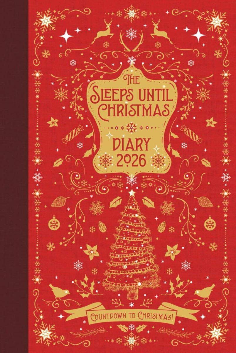 SLEEPS UNTIL CHRISTMAS DIARY - 2026: Countdown to Christmas! The full year advent calendar with a daily sleep tally to - ShopVlot