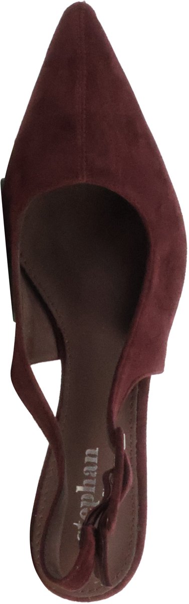 Platte pumps met riempjes