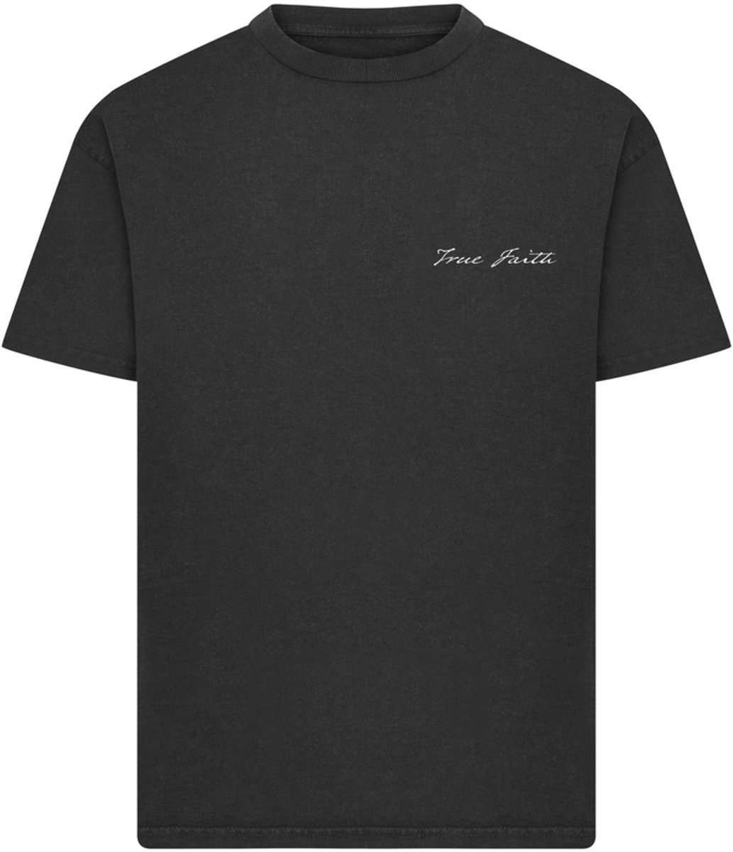 Mister Tee True Faith Vintage Heavy Loose Heren Tshirt S Zwart