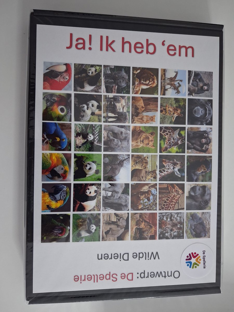 De Spellerie Ja! Ik heb 'em Wilde Dieren dementie spel reminiscentie geheugen