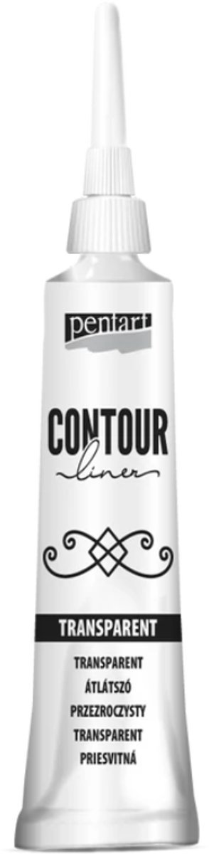 Pentart Contour liner 20 ml Transparent