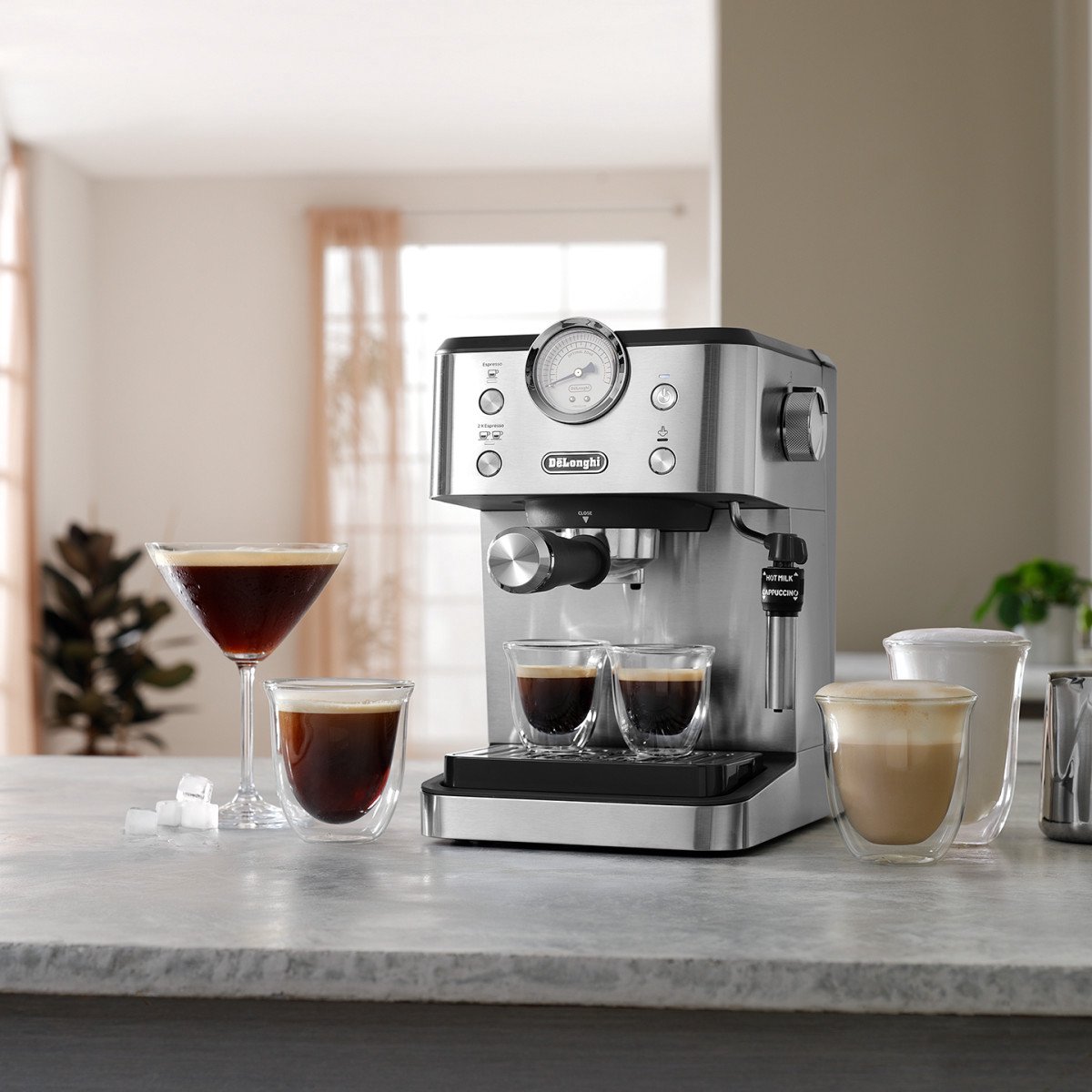 DeLonghi Linea Classic EM450.M - halfautomatische espresso thumbnail 4