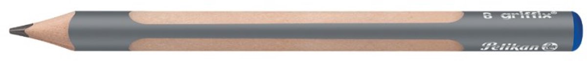 Pelikan potlood met grijpgreep, HB hardheid, driekantige vorm, 140 mm