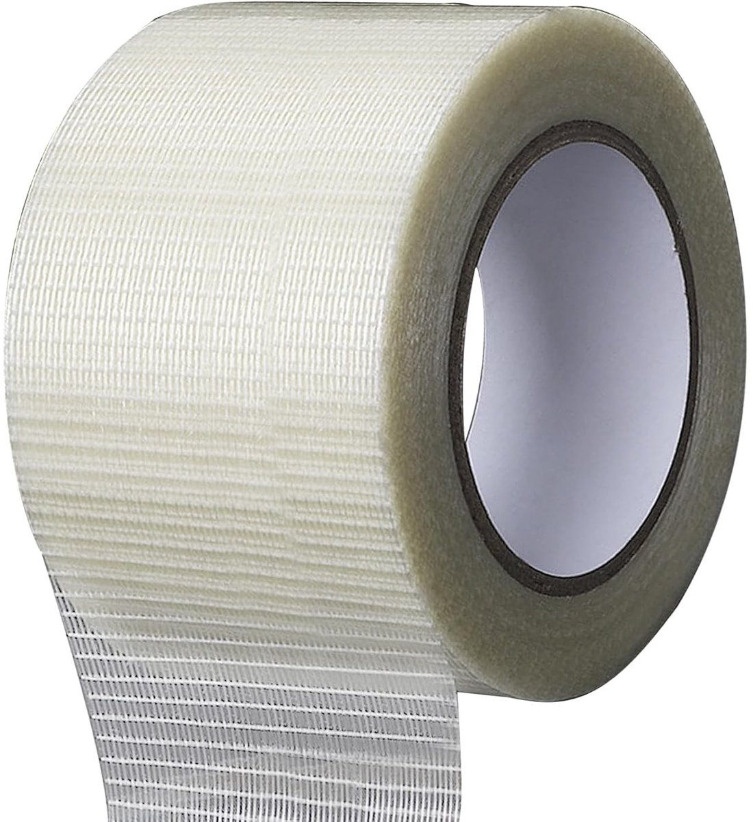 Reparatietape voor voertuigen en tenten, 80 mm x 20 m, transparante glasvezeltape, waterdicht en scheurbestendig, ideaal voor camper, boot en tent