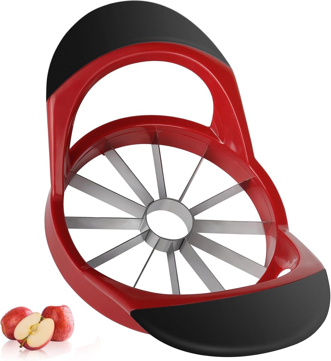 RVS Appelschiller met Antislip Handvatten, Eenvoudig Schoon te Maken, Ideaal voor Appels en Fruit, Keukenhulpmiddel voor Snijden en Schillen