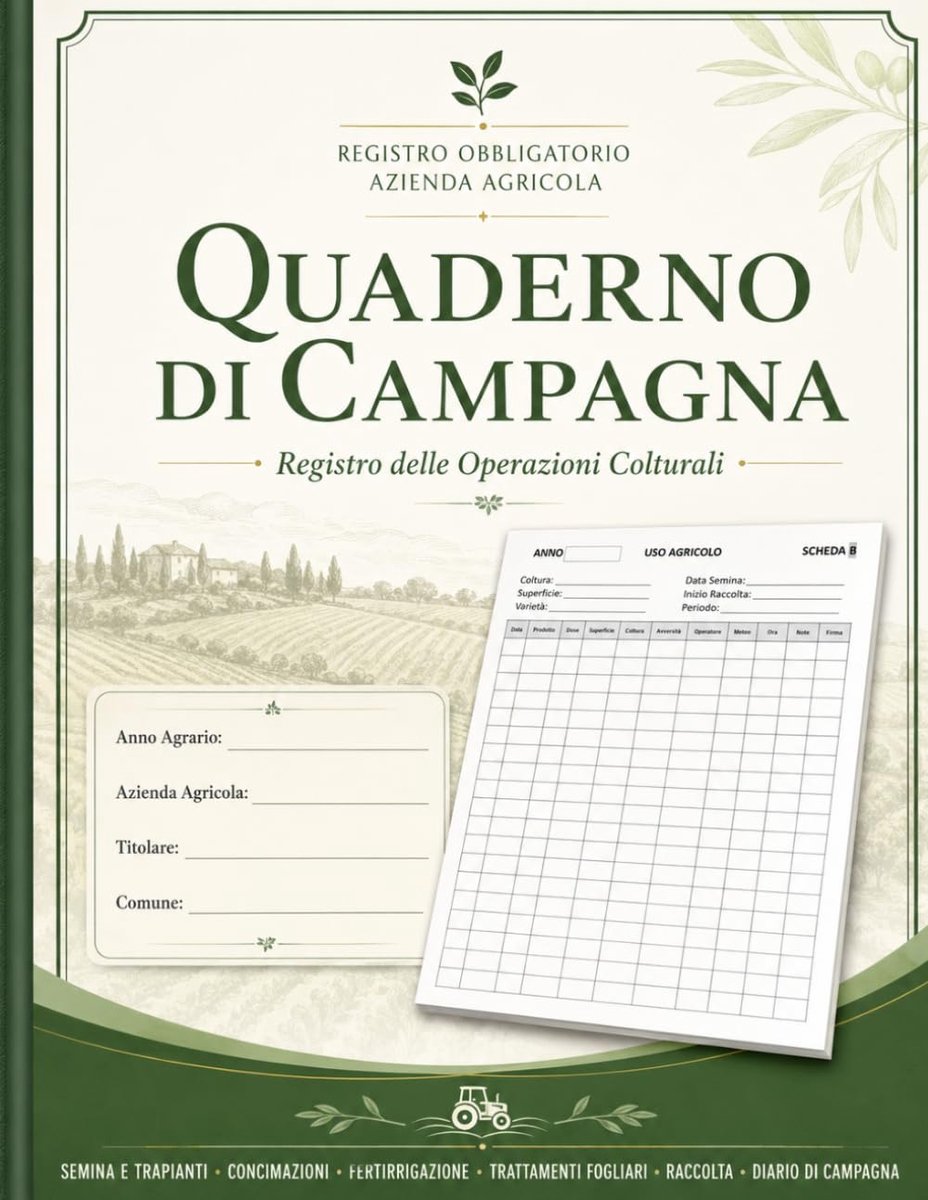 SnelShoppen - Quaderno di Campagna voor Agrarische Bedrijven - Werkboek voor Concimatie, Behandelingen, Fertirrigatie, Trapianten en Oogsten - Profess