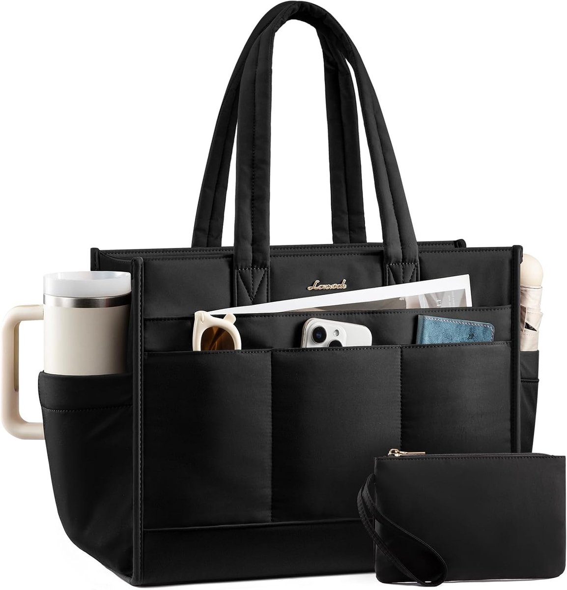 Dames Shopper Tas, Grote Tote Bag voor Laptop, Handtas voor Werk, School en Universiteit, Ideaal voor Leraressen