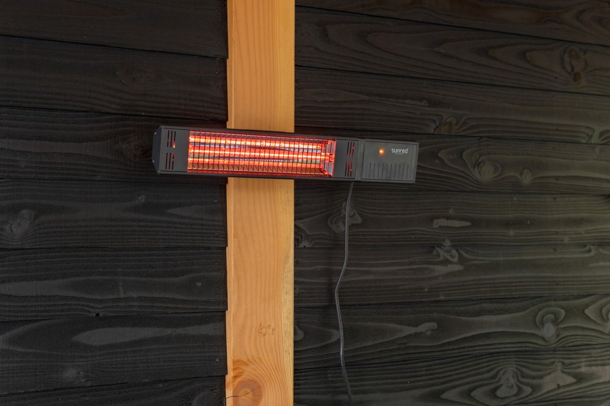 Sunred Fortuna Ultra 1500 W - Wall-mounted patio heater - Black