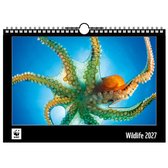 WWF Wandkalender 2027 - groot formaat 48 x 34 cm - Dierenkalender per maand - Wereld Natuur Fonds