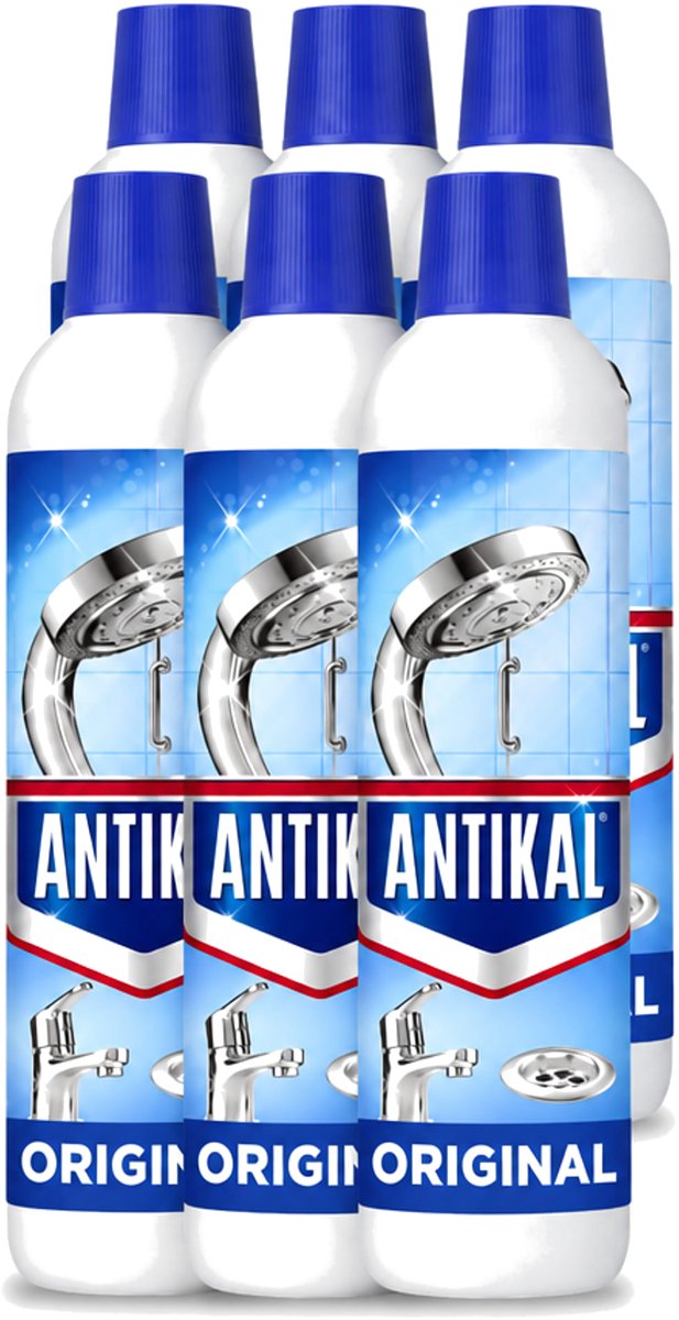6 x Antikal Original Gel - Kalkreiniger - Extra Hechting - Diepwerkend - 750 ml - Voordeelverpakking - 6 stuks
