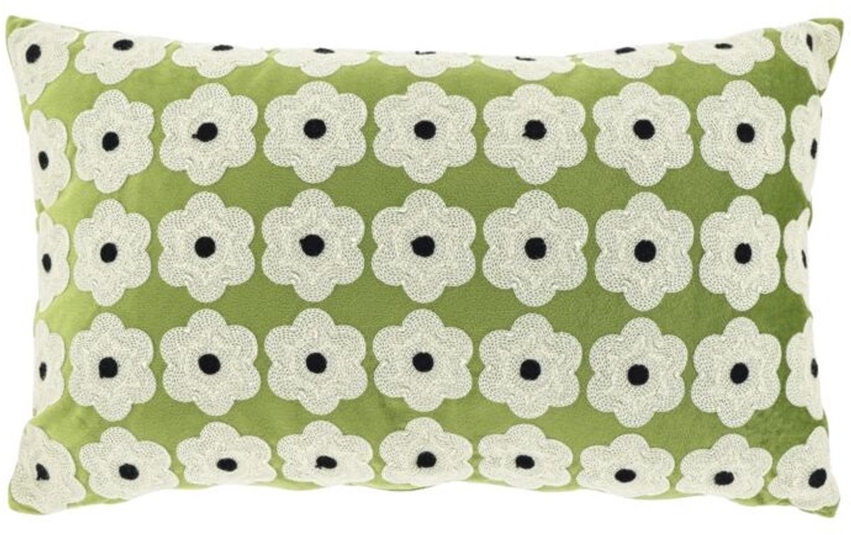 Unique Living Sierkussen Mona - Nile Green - 30x50cm Groen