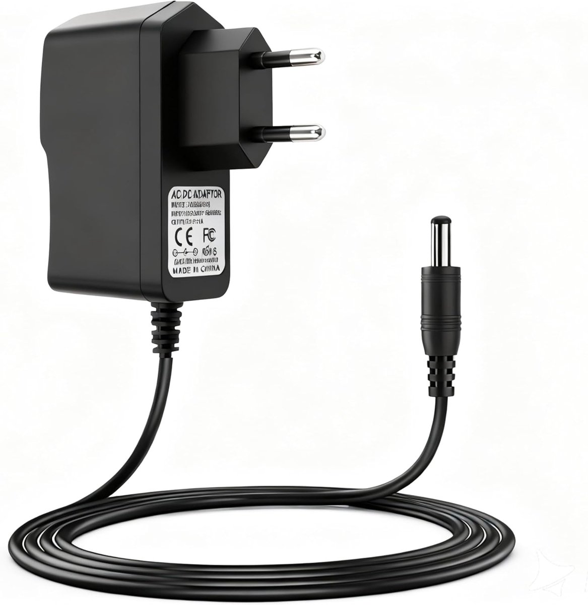 Voeding Adapter voor Gitaarpedalen 9V 1A, 1.5M Voedingskabel voor Effectpedalen, Geschikt voor Roland ME-80, GT-1, RC-1 en ZOOM AD, Ideaal voor Muziek Effecten en Pedal Power Supply