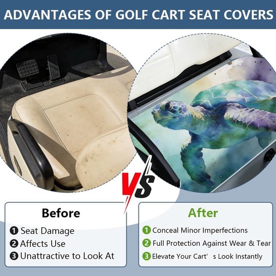 Golf trolley accessoires voor een comfortabele ronde: microvezel deken, beschermende zitdeken en handige golfwagen benodigdheden — afbeelding 2