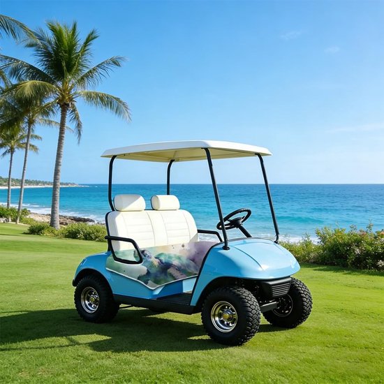 Golf trolley accessoires voor een comfortabele ronde: microvezel deken, beschermende zitdeken en handige golfwagen benodigdheden — afbeelding 3