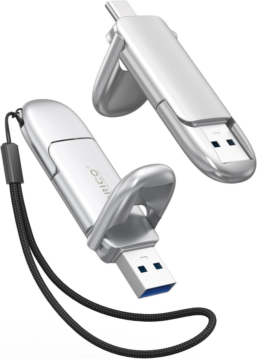 Mini USB C Stick 32 GB met hoge snelheid tot 150 MB/s, USB 3.2 Gen 1, geschikt voor Type C en USB A apparaten