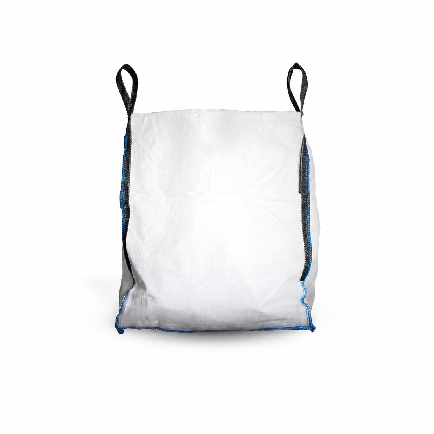 Puinzak - 80 x 80 x 80 cm - 1000 kg - Geweven PP - 4 hijslussen - Wit