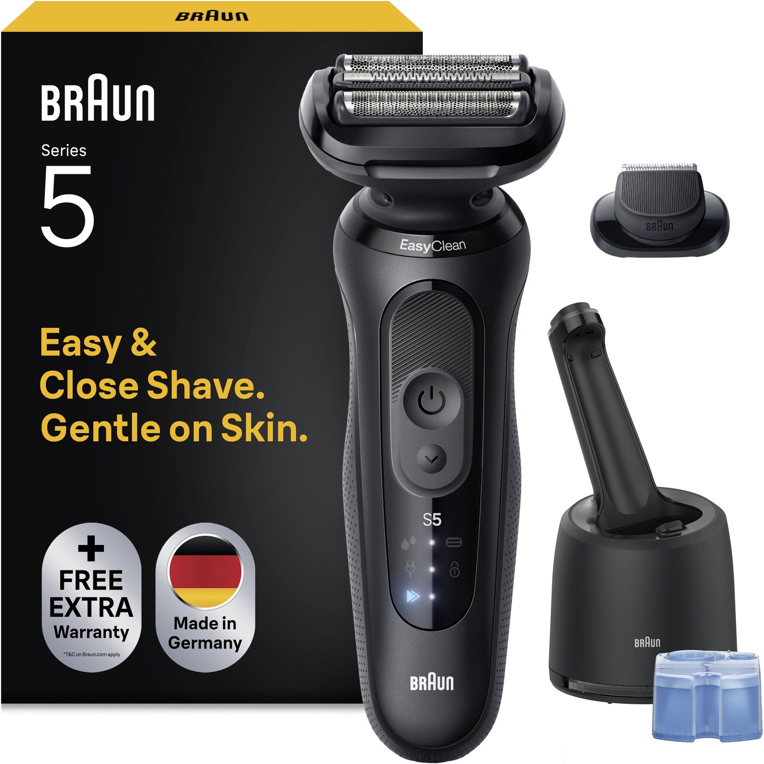 Bol.com Braun Series 5 52-N7200CC - Elektrisch Scheerapparaat voor mannen - Tot 50 min gebruikstijd - SmartCare Center - Precisi... aanbieding