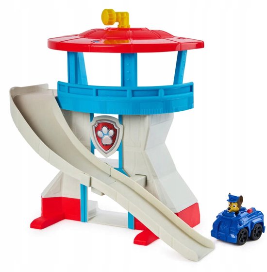 Paw Patrol Uitkijktoren met Glijbaan - Chase Rescue Racer van Merkloos — afbeelding 2