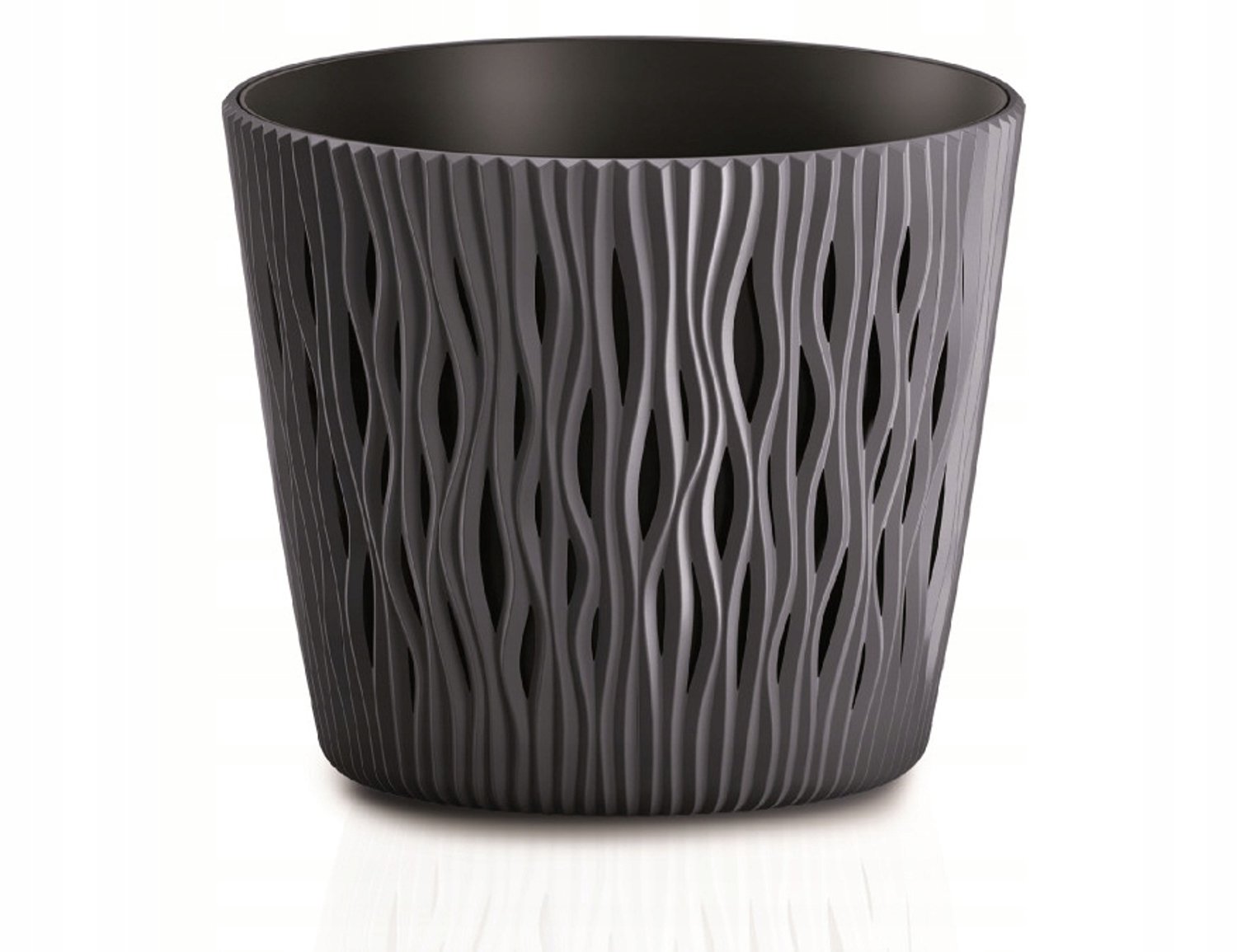 Prosperplast Sandy Ronde Pot 13cm - Steengrijs