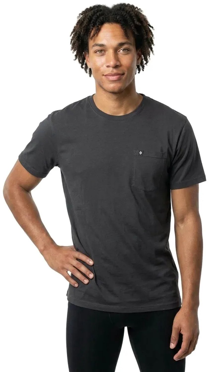 Diamond Diamond Patch Pocket T-shirt Met Korte Mouwen Man Zwart