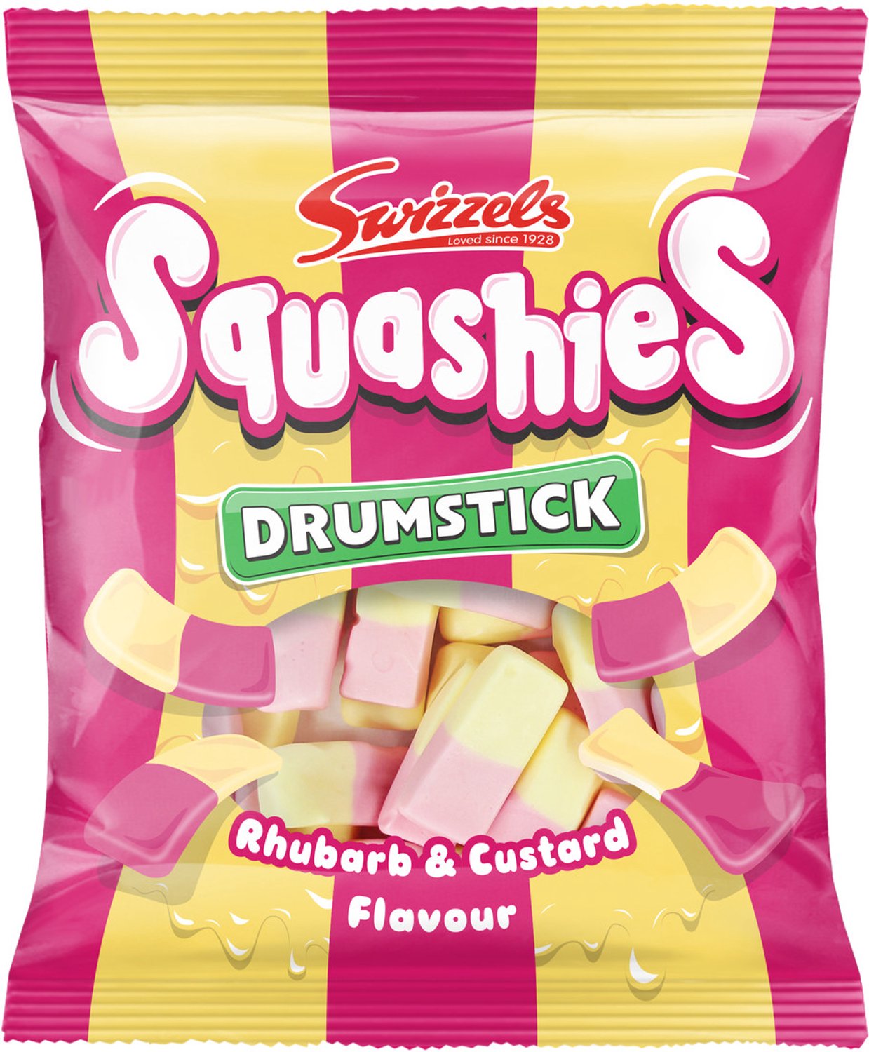 Squashies Rhubarb & Custard (12 x 120g)