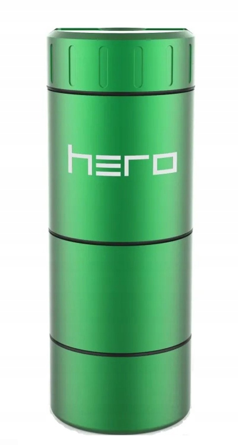 Smart Stash HERO: Groene Opbergdoos met Debowler voor Kruiden