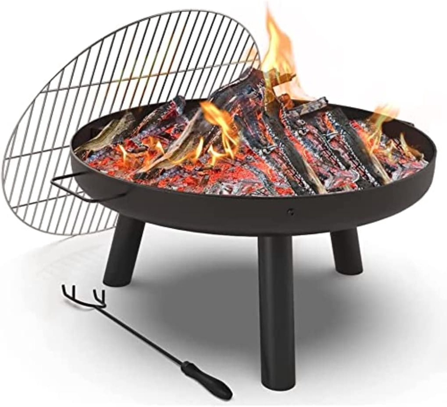 Merkloos Tuinhaard met Grillrooster - 60cm Diameter