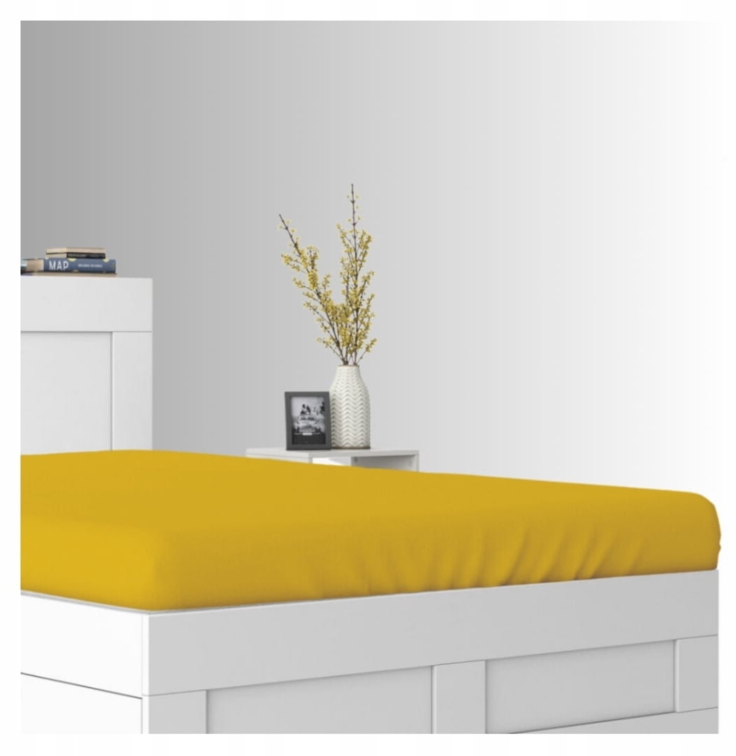 Frotte hoeslaken met elastiek voor ledikant 60x120 cm, dik 180g/m²