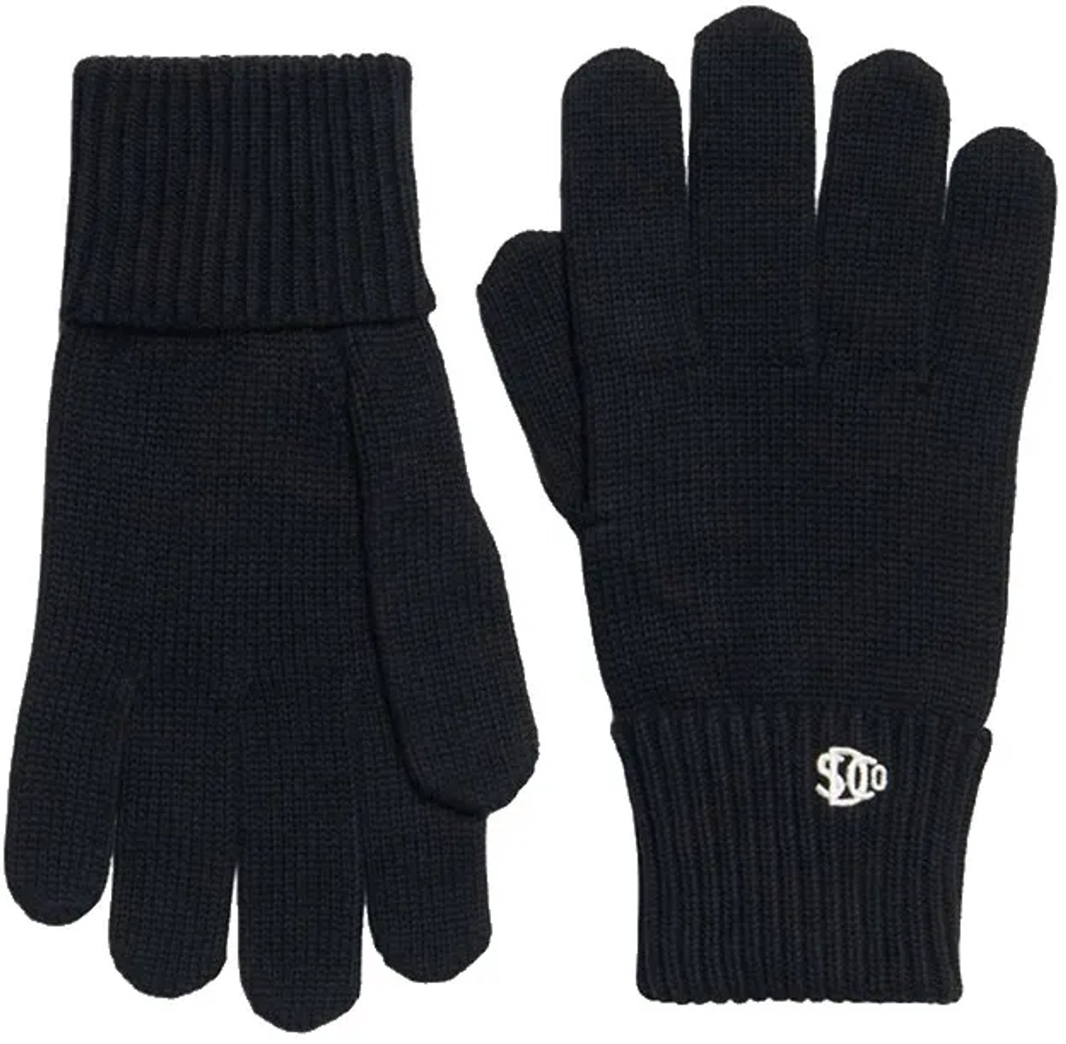 Superdry Sd Logo Knitted Handschoenen Zwart Man