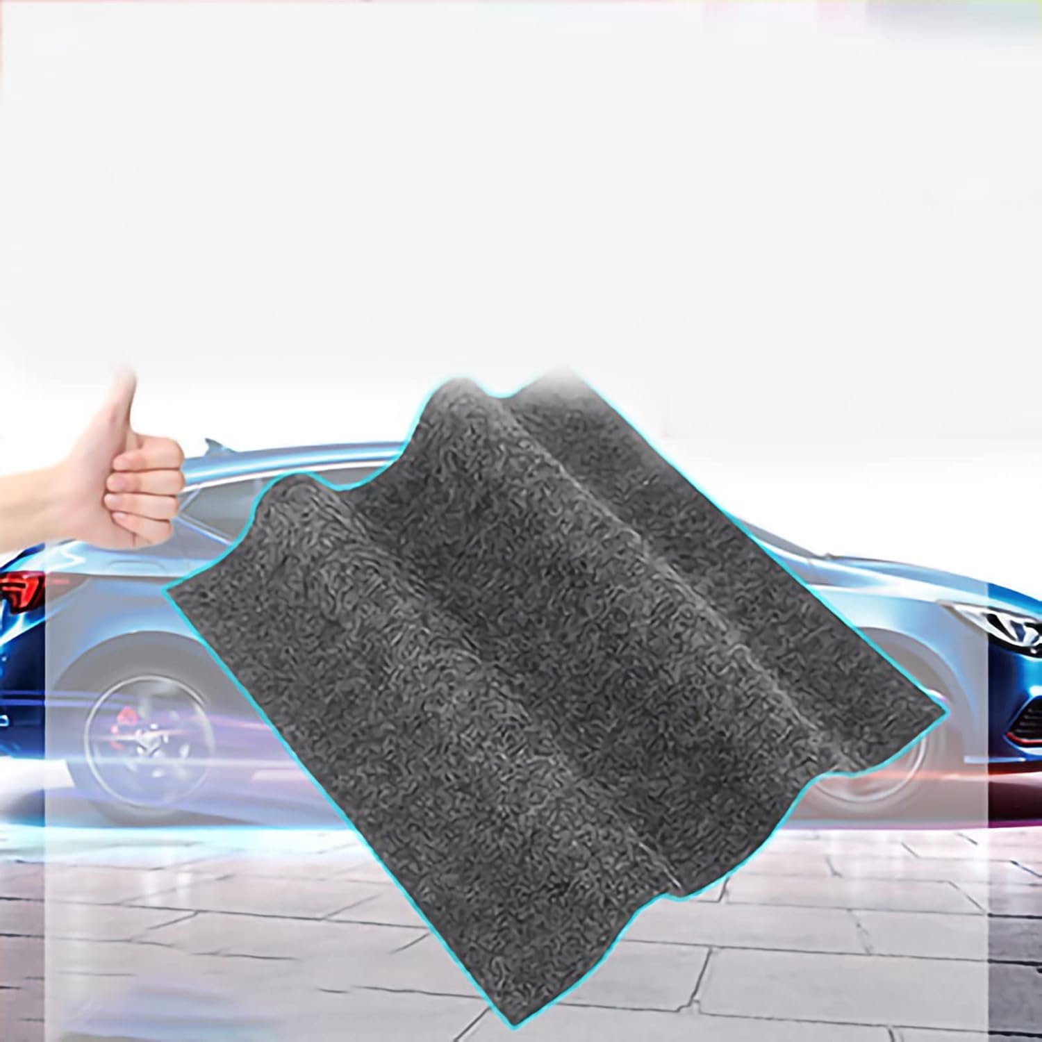 Autokrasverwijderingsdoek Krasreparatiedoek Nanotechnologie Vezel voor Het Verwijderen van Lichte Krassen Oxidatievuil en Het Herstellen van Autolakglans
