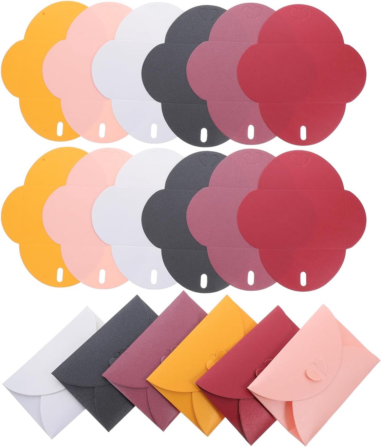 Enveloppen Met Notitiekaartjes Voor Doe-Het-Zelf Bedankkaartjes Feestuitnodigingen Voor Scrapbookingbedrijven