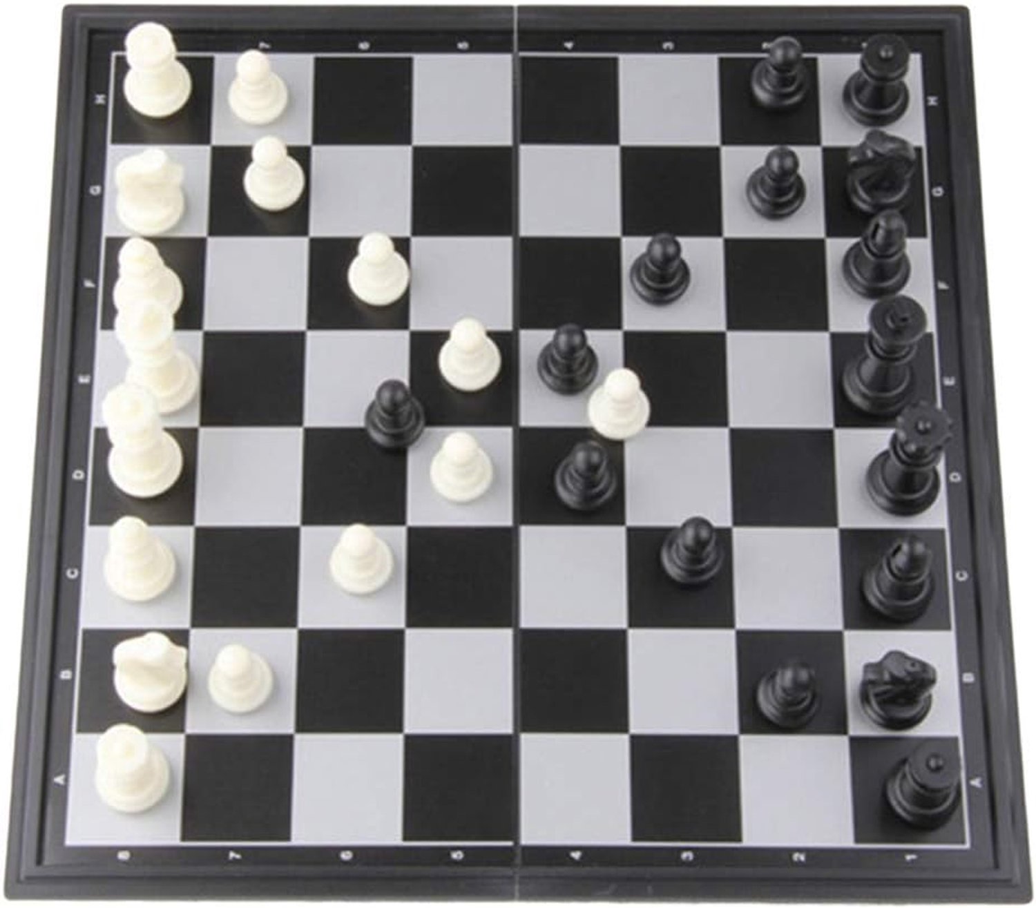 Schaakspel International Chess Magnetic Chess Set International Chess Educational Chess Set Entertainment International Chess Schaaksets voor kinderen en volwassenen (Color : Black)