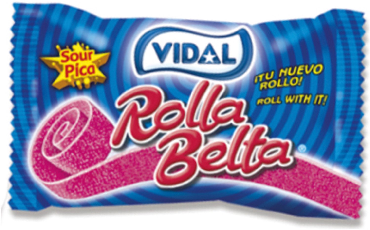 Vidal Rolla Belta Strawberry - Engelse drop - 24 x 20 g