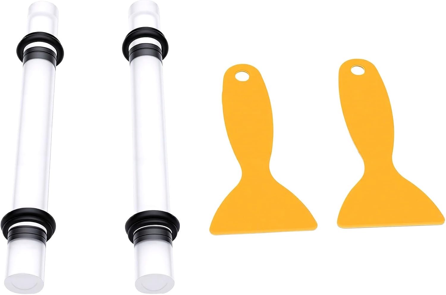 2-Pack Acrylkleirollen met Ringen