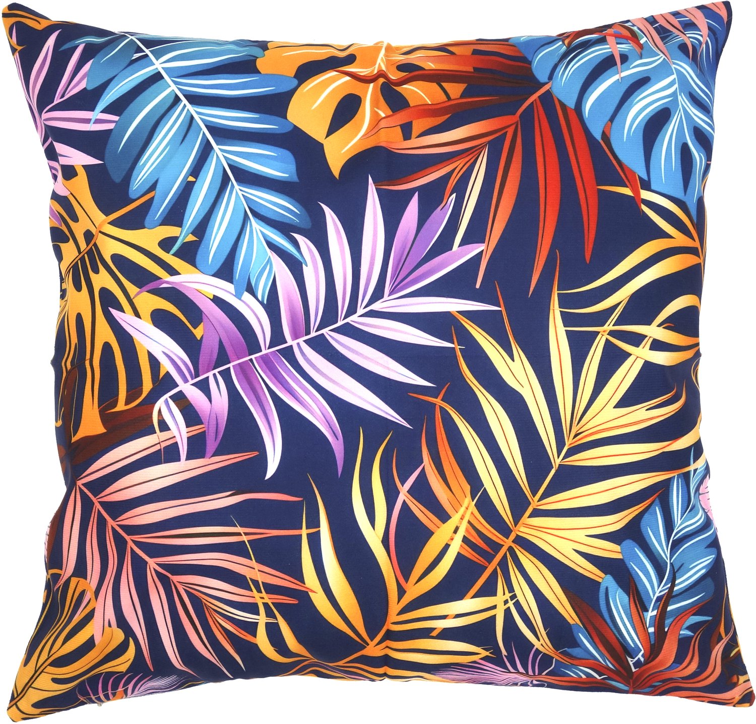 Kussenhoes Midnight Palm 45 x 45 cm donkerblauw| Exclusief binnenkussen
