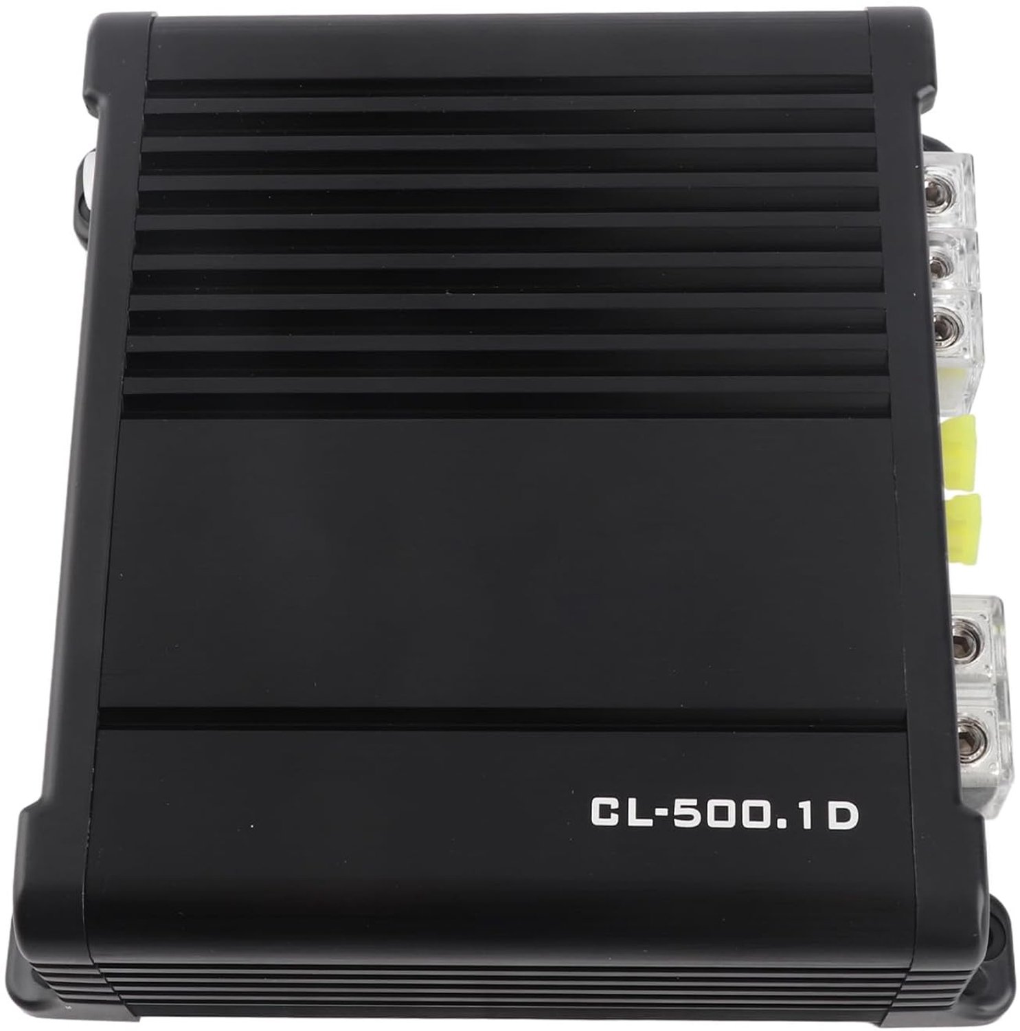 1-kanaals auto-audio-monoblokversterker 500W 2Ω 300W 4Ω Hoog vermogen Efficiënte warmteafvoer Universeel geschikt voor autoluidsprekers Subwoofers Metalen behuizing