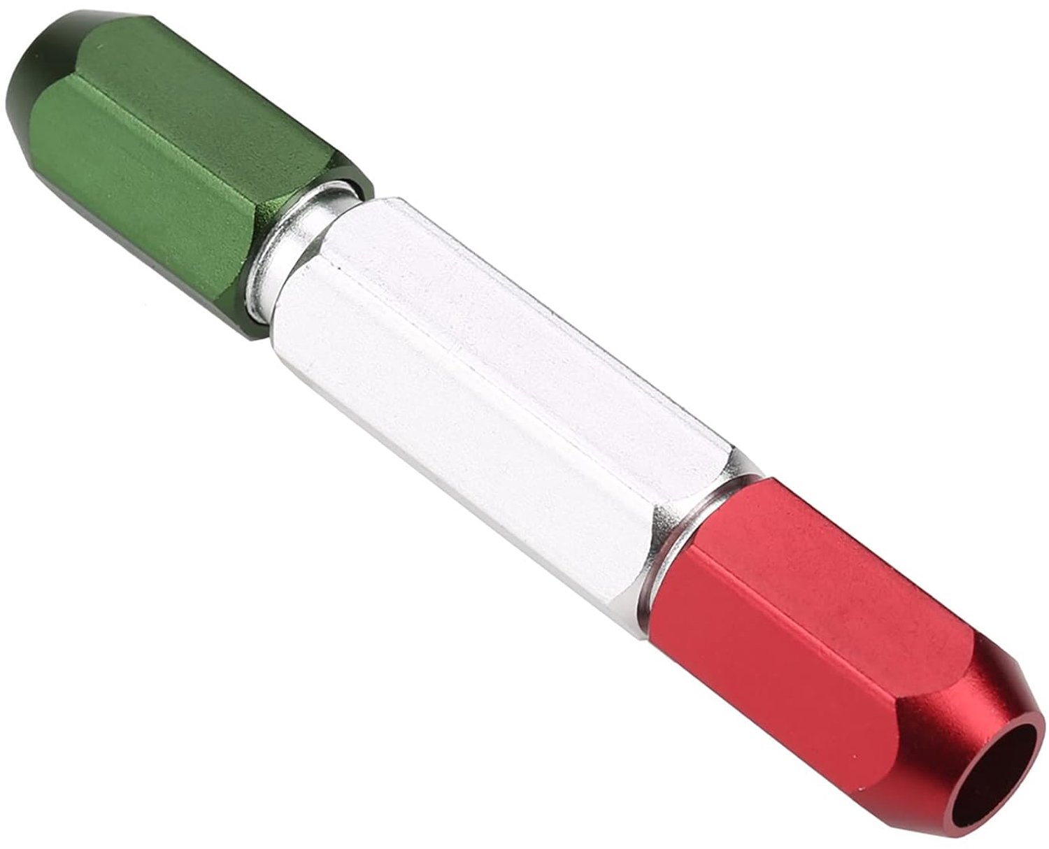 Gage-handgreep van aluminiumlegering met dubbele eindpin voor 3 mm tot 4 mm Go No Go-meters - Plug Gage-houder met afneembaar ontwerp en 3 mm - 4 mm klembereik voor industriële (6-7 mm)