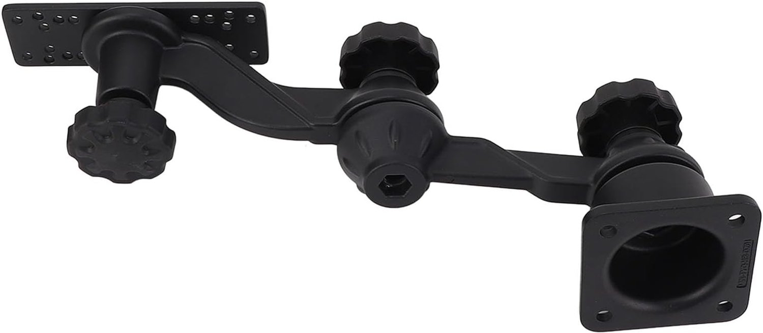 Plotter Dubbele Rocker Mount Robuust 14,1 Inch Armontwerp voor Fishfinder-installatie op Boten Maritiem Aluminium