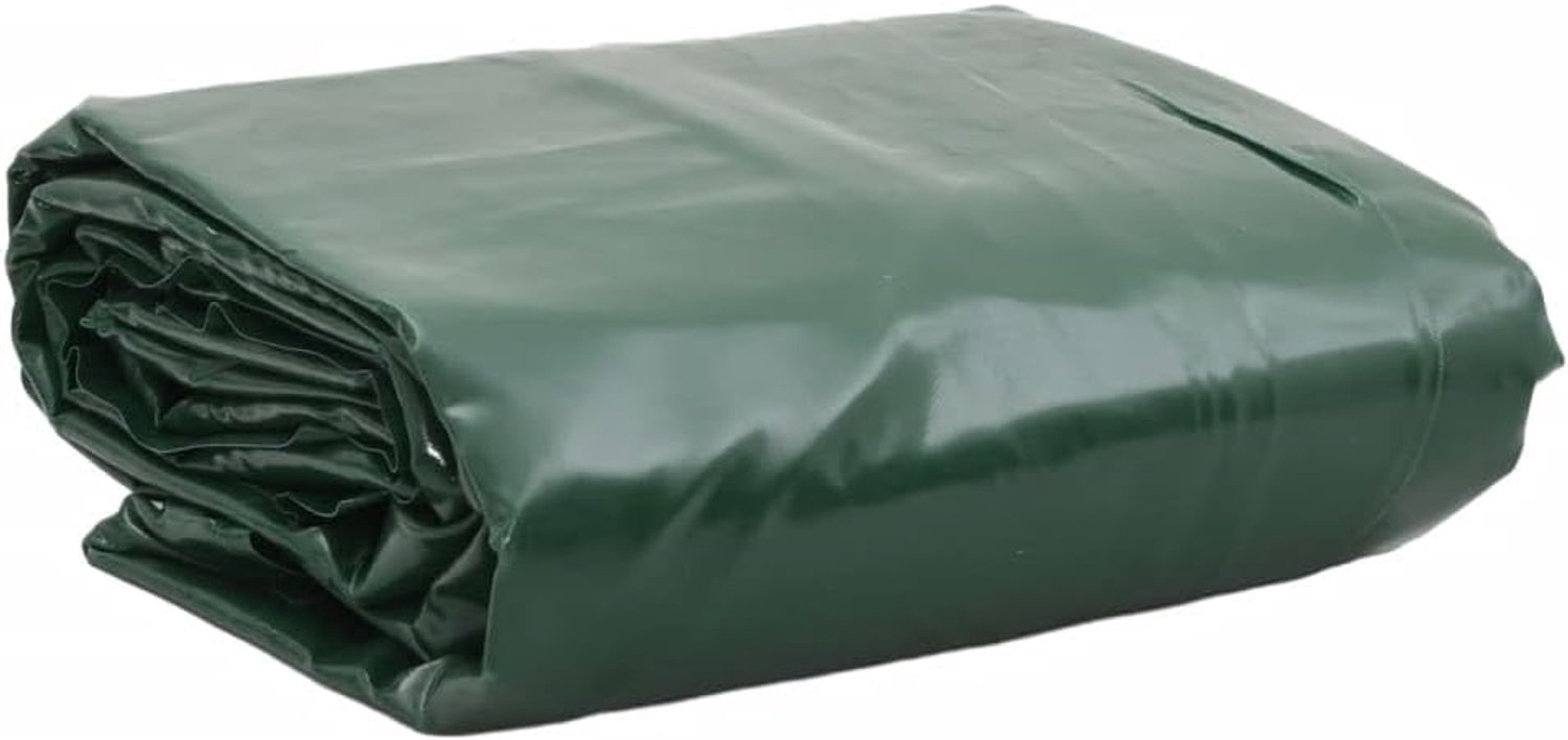 3,5 x 5 m, pvc-coating, canvas, waterdicht, groen