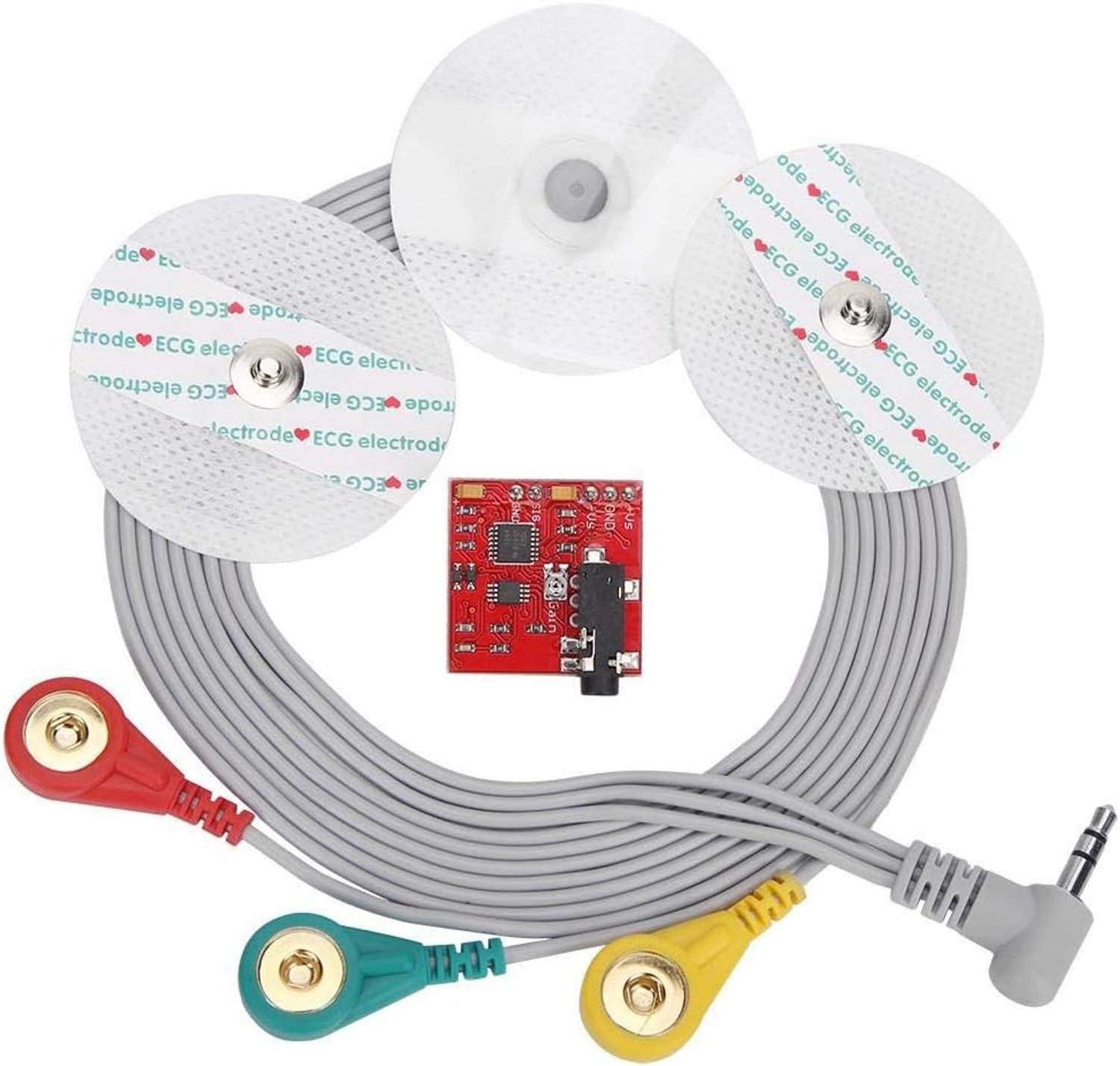 Spieractiviteit meten en monitoren met een electromyografische sensor en testvacuum pads voor nauwkeurige spieranalyse