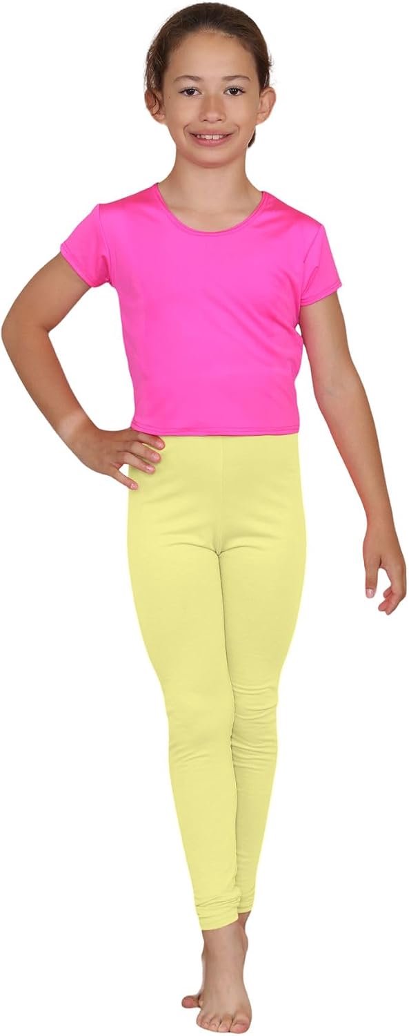 Leggings voor meisjes, hoogwaardige meisjeslegging, stijlvol, duurzaam, functionele turnlegging, meisjes, ideale rekbare skinny zomerlegging voor meisjes