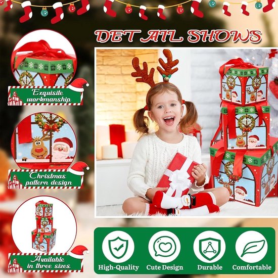 Stapelboxen set feestdecoratie rekwisieten — afbeelding 5