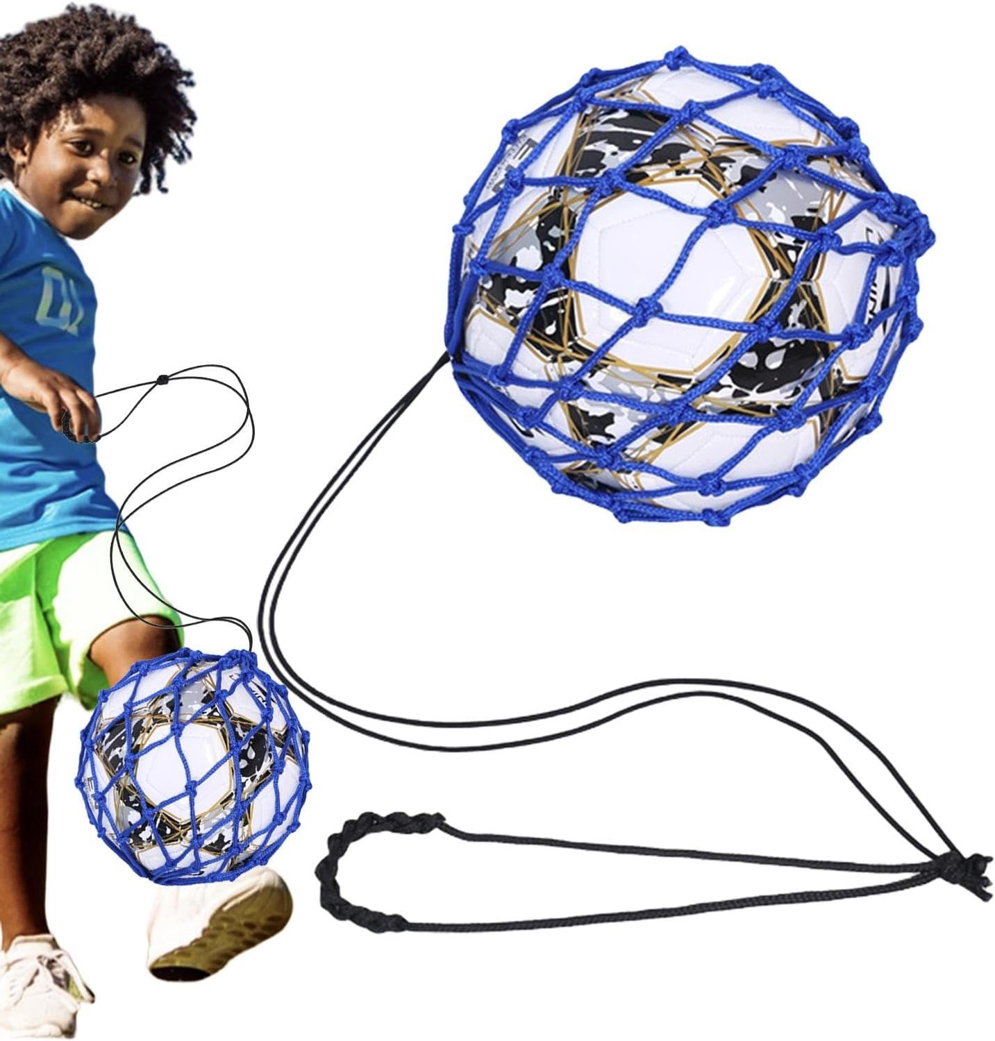 Voetbaltrainingsapparaat, draagbaar voetbal-startnet, jongleertrainer, trainingsnet