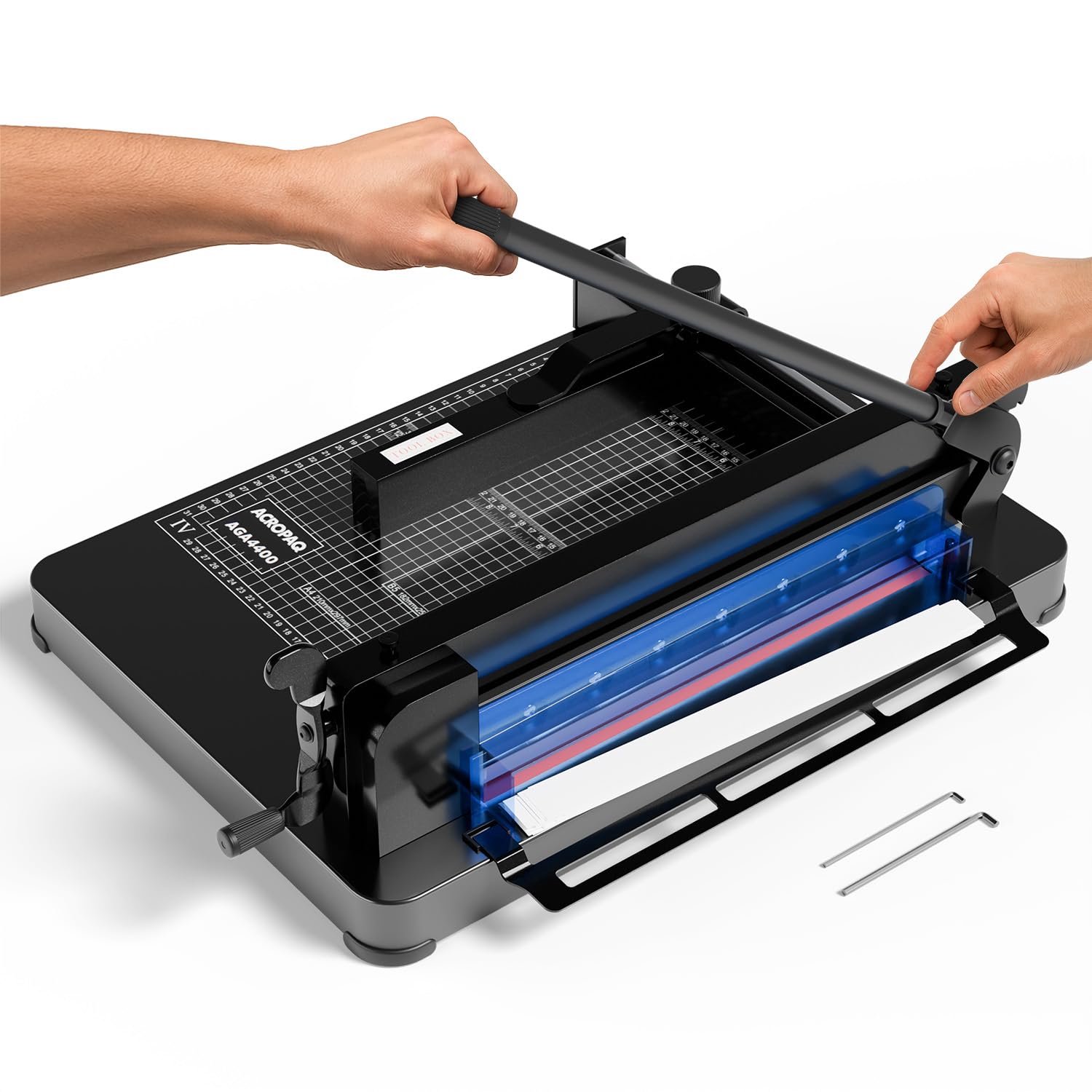 Professionele A4 Papier Snijmachine met Stalen Basis