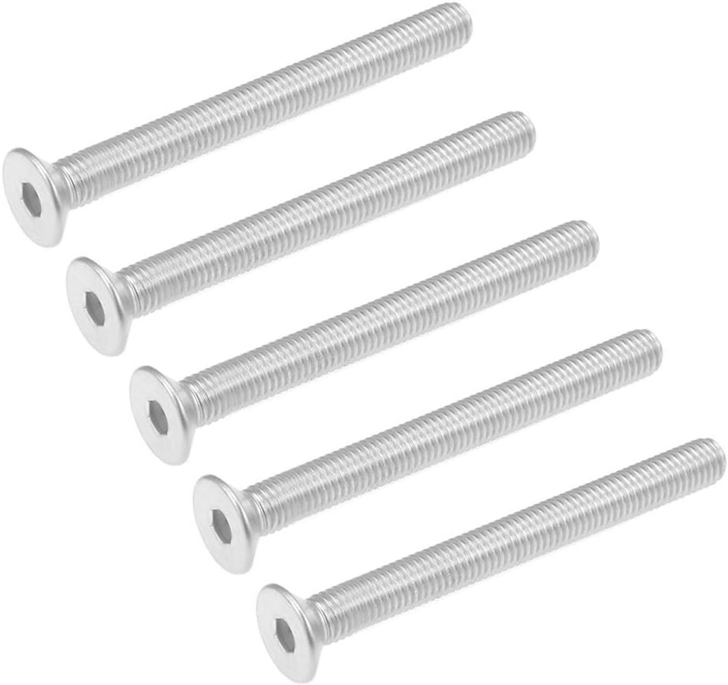 machineschroeven M8x80mm - roestvrij staal 304 - platte kop - ideaal voor bevestigen - m-winkel