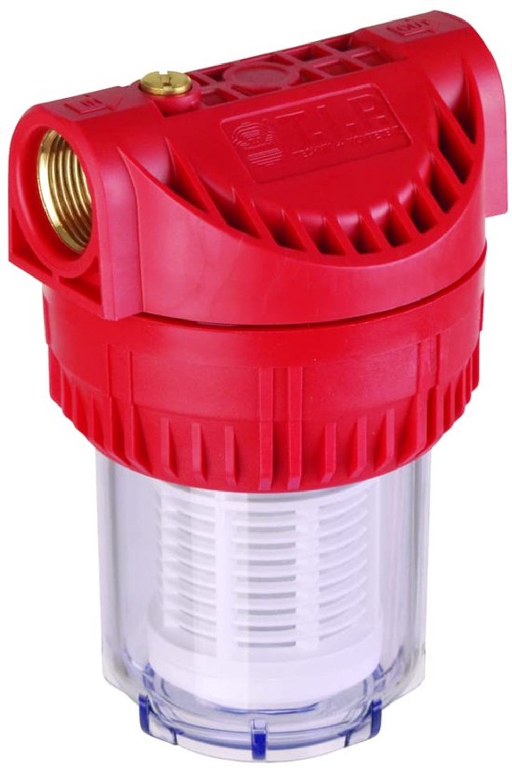 31052 Voorfilter voor tuinpompen en huishoudelijke waterleidingen, 12,7 cm (5 inch), waterdebiet tot 7.000 l/u, inclusief afwasbaar filterpatroon