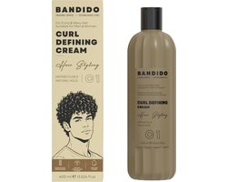 Bandido C1 Curl Defining Cream - Krullencrème - Krullend en golvend haar - 400 ml