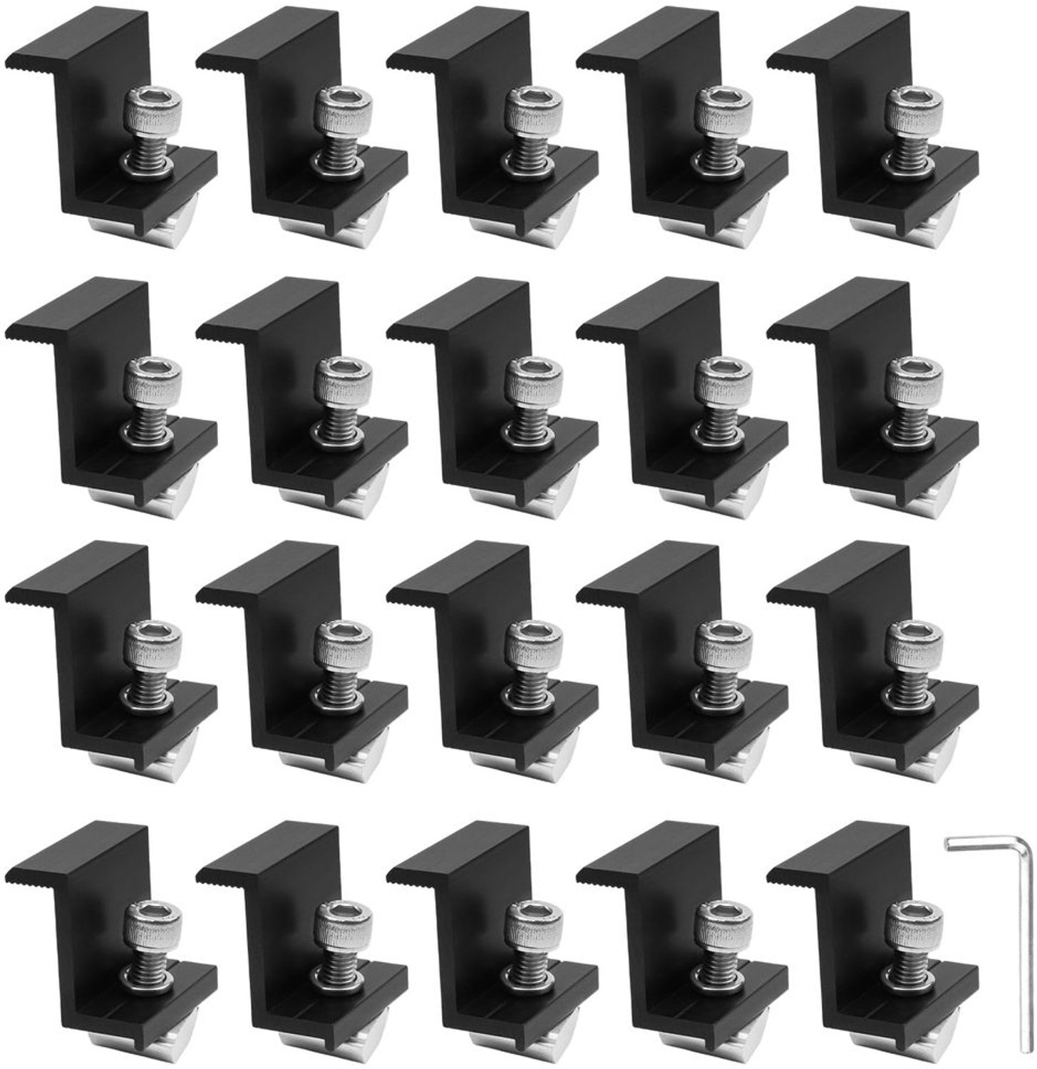 Set van 20 Z-Houders voor Zonnepanelen