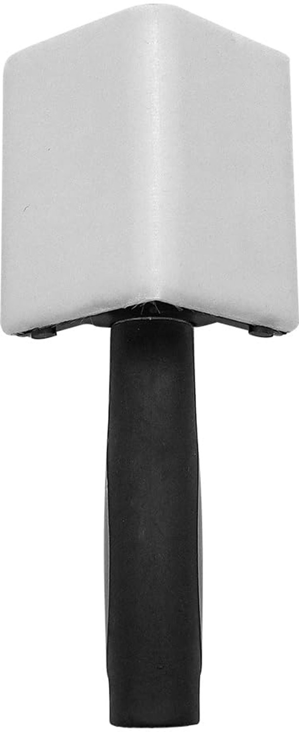 Hoekborstel Professionele Dekking - Verfdriehoekborstel - Penseel voor Randen - Schroefdraad Bevestiging - Ergonomisch Ontwerp - 6,5 cm Hoekkussen - Verfpenseel