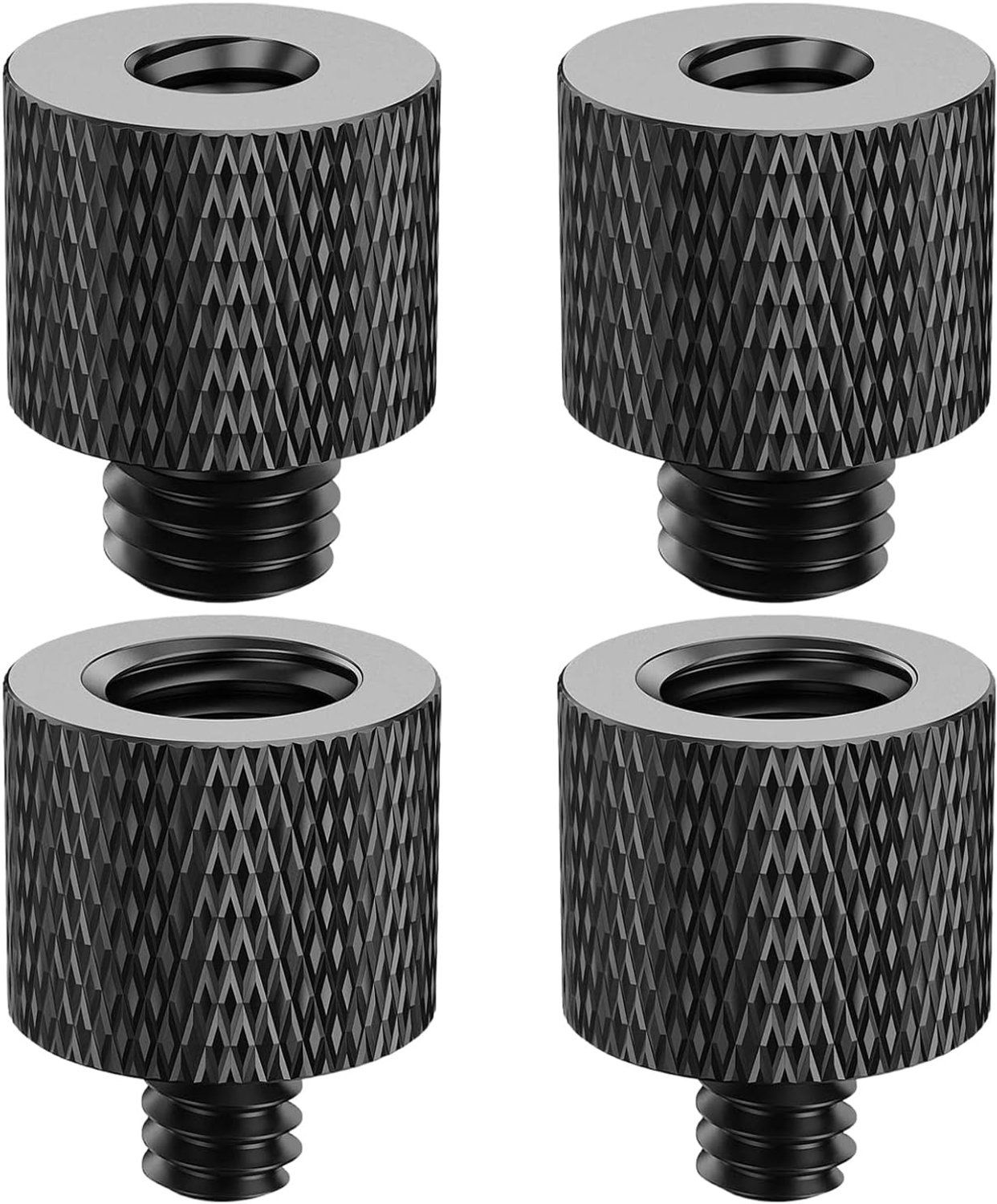 Set van 4 Camera Schroefadapters - 1/4 inch naar 3/8 en vice versa